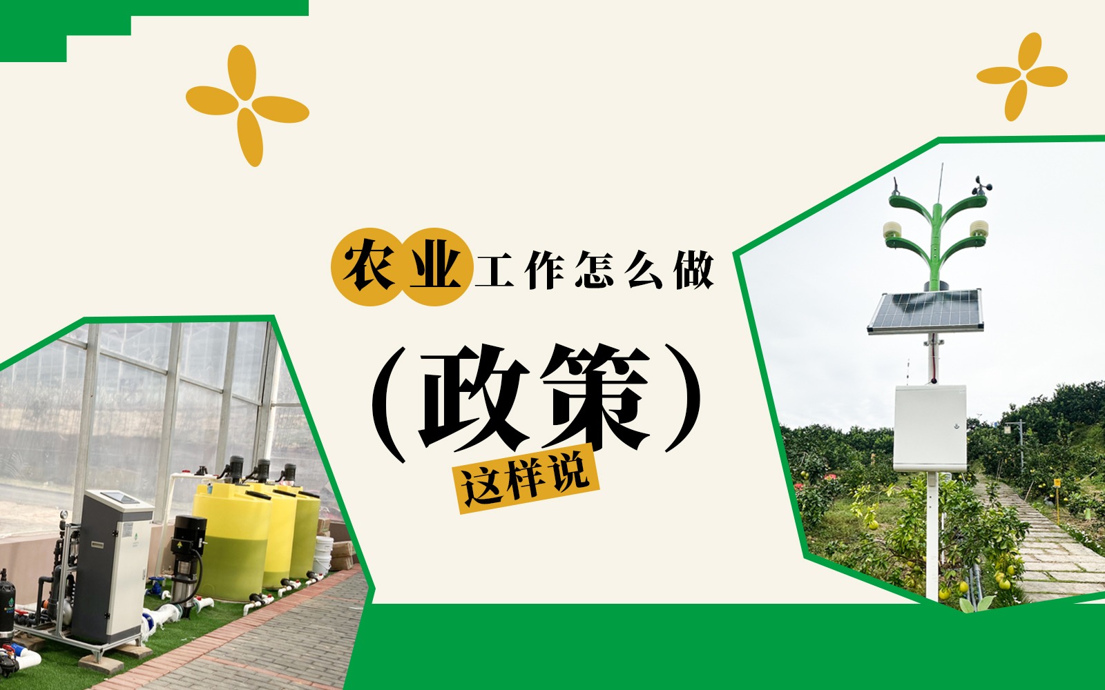 農業工作怎么做？這些政策說了！